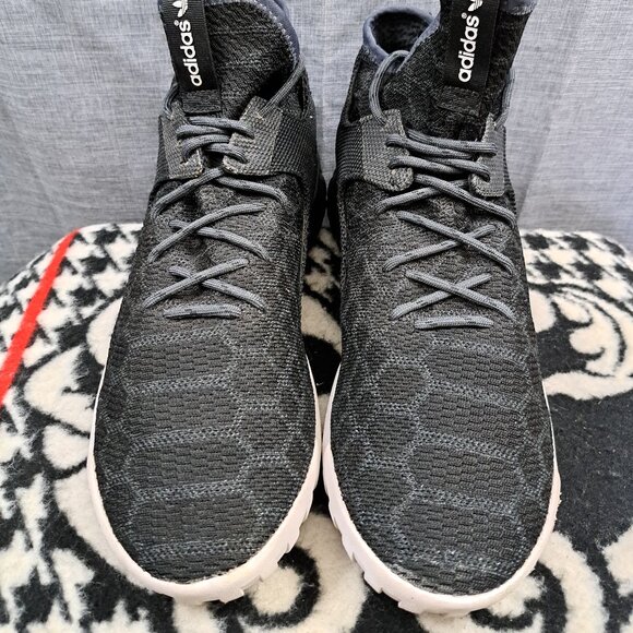 Men Size 11.5 Adidas Originals Tubular X Prime Knit Core Black & White Trainers main image 8